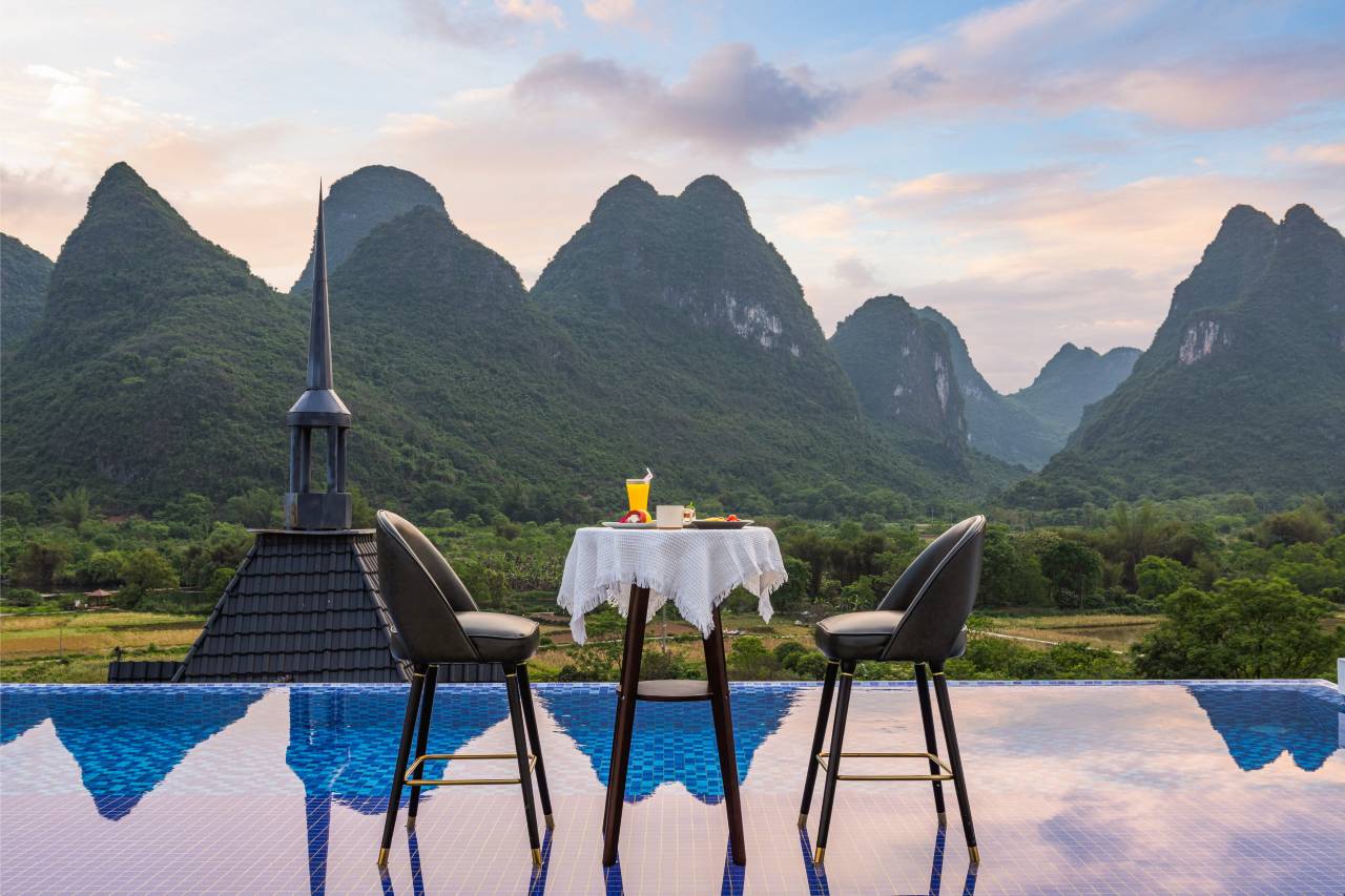 桂林阳朔遇龙河城堡(遇龙河店)图片