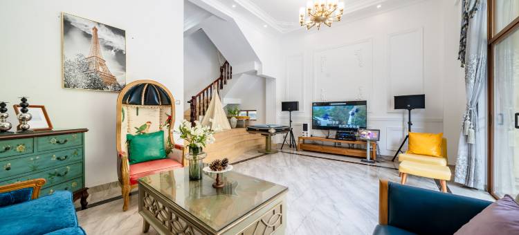 东山海蓝蓝温泉泳池度假别墅图片