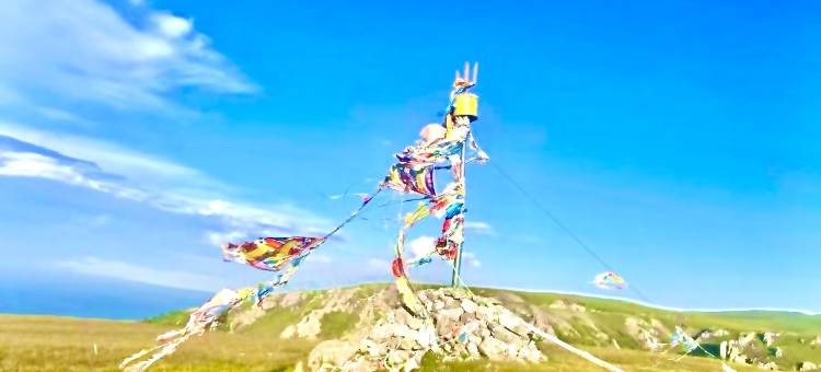 赛里木湖迎客松山庄图片