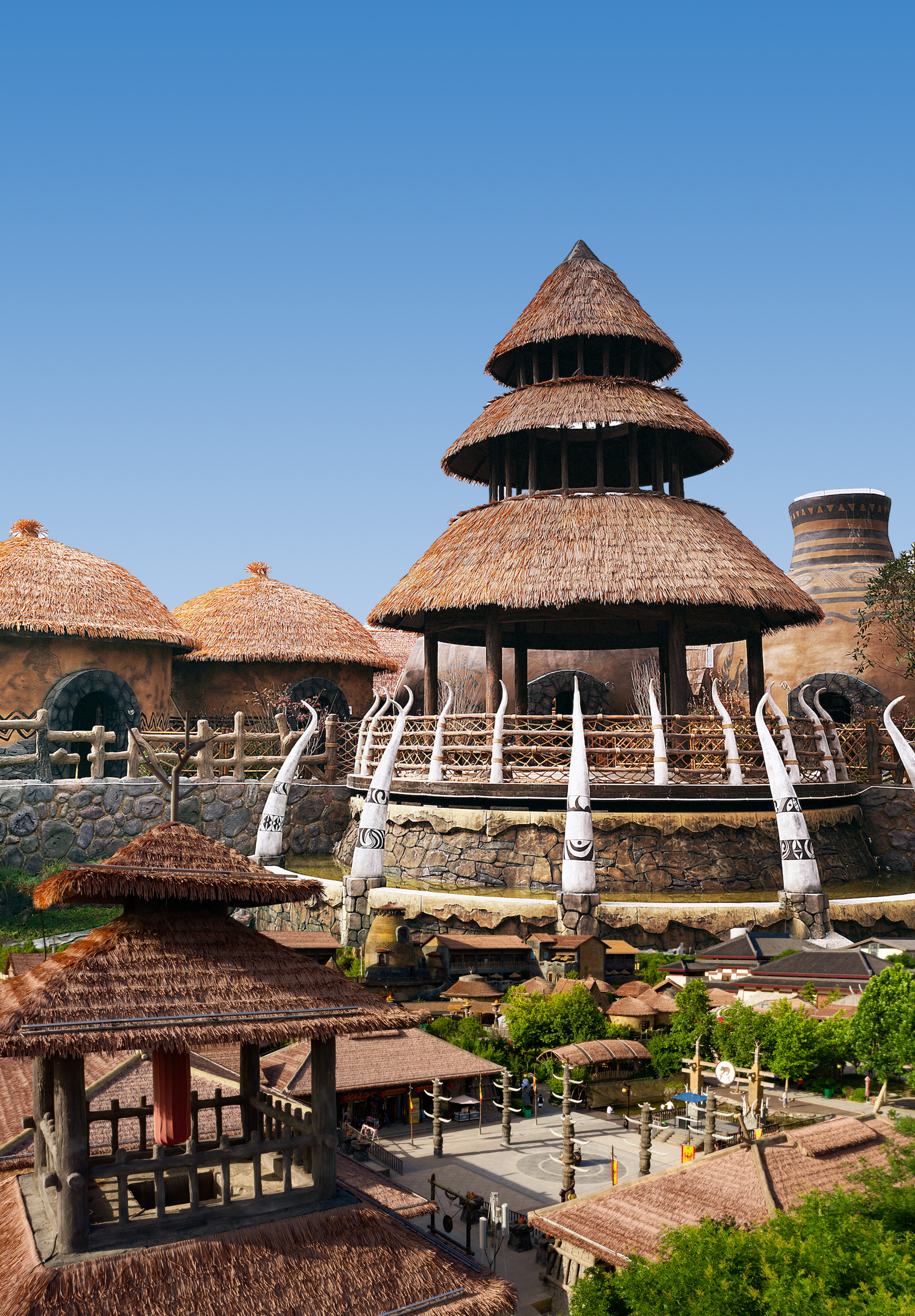 Zhonghuajun Ancient InnOver view