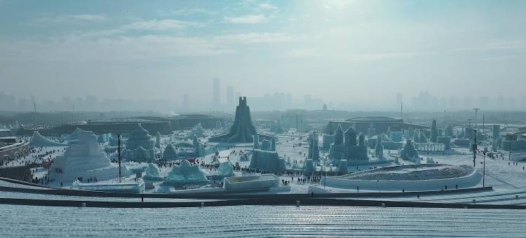 哈尔滨冰雪大世界温泉营地图片