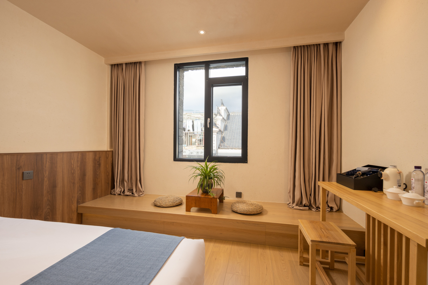 Shuxiang Tea Garden · Light intelligent whole house wood · Heart Peace home Chinese style MeishuOver view