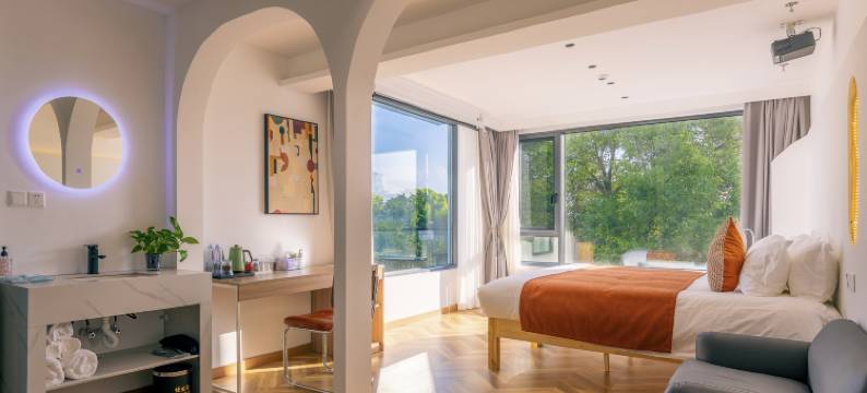 周庄慢生活湖景设计民宿图片