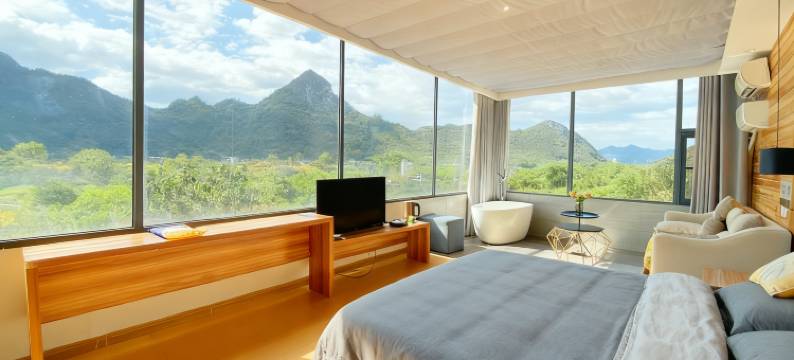 找稻田・喜看稻菽|自在方外・270°环山观景度假美宿(芦笛景区店)图片