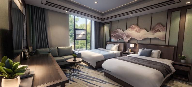 遇见·石棉丨景奕Time Tunnel大渡河畔·轻奢蓝调艺术酒店图片