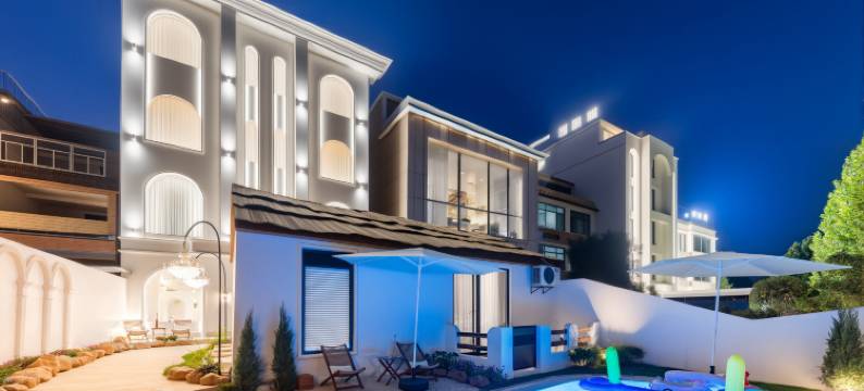 春屿竹丨高空夜景180°法式亲子House庭院(陶溪川文创街店)图片