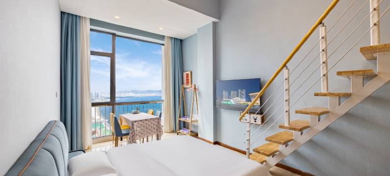 Mint Flat|途远海景LOFT度假公寓(威海站华发九龙湾店)图片