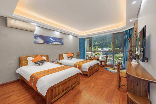 源乡居.诗意暖木福来客栈(富阳龙鳞坝景区店)