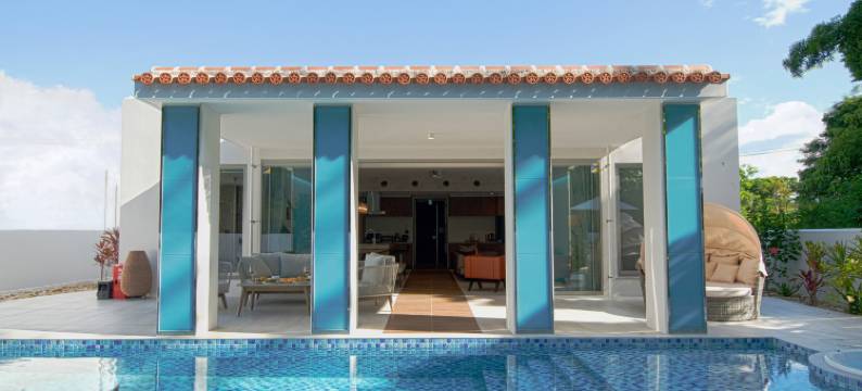 泳池别墅 Sanrriott 冲绳本部(pool villa Sanrriott Motobu Okinawa Villa)图片