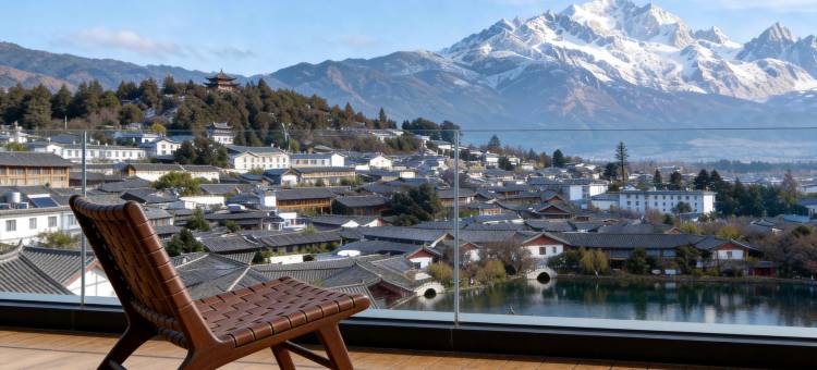 东方花园·中式美学观雪山咖啡美宿丨静谧花园(丽江古城大水车店)图片