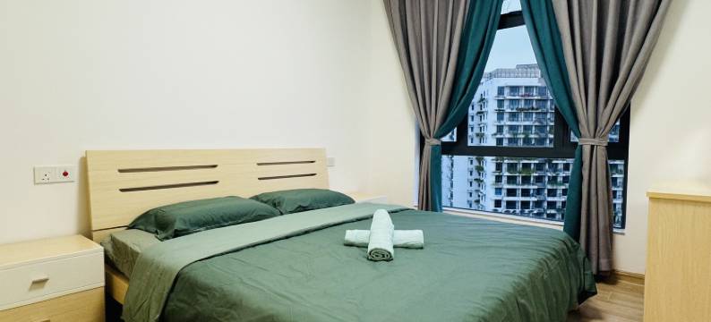 二房一卫4人高级公寓森林城市 3A-3202(Cozy 2B1R 4pax condo Forest City 3A-3202)图片
