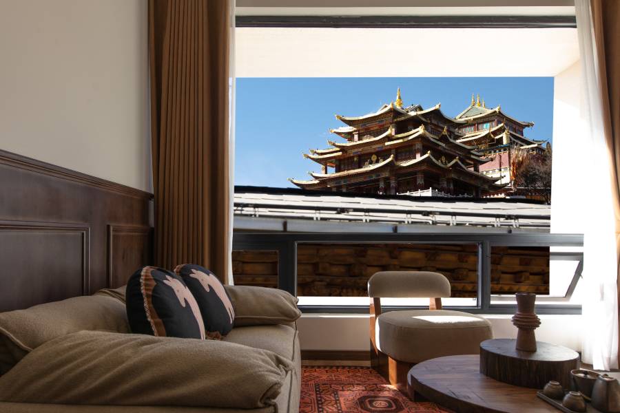 逸馨·月下塵世HYGGE|空間藝術美宿(獨克宗古城大佛寺轉經筒店)