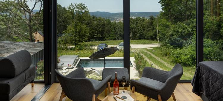 ForRest luxury relax in the forest, view of Danube图片