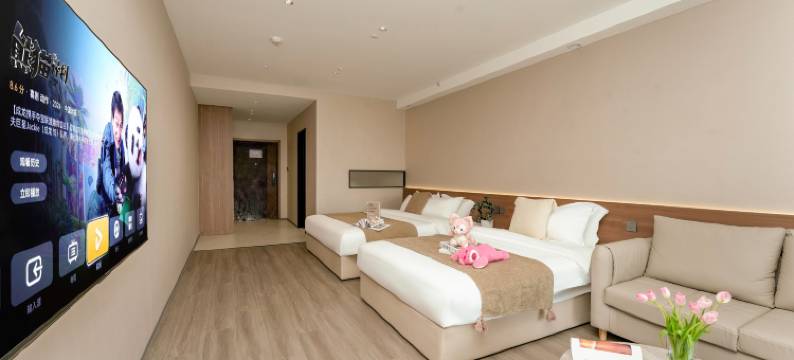 成都泊心酒店(温江花木里栖享中心店)图片