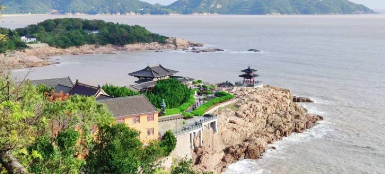 普陀山如意阁农家小院图片