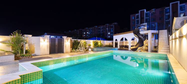 盖州浛瑞民宿温泉庭院图片