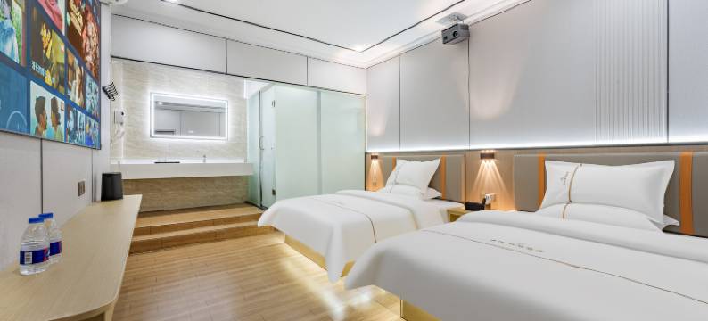 喜悦丽致美宿(竹料地铁站店)图片