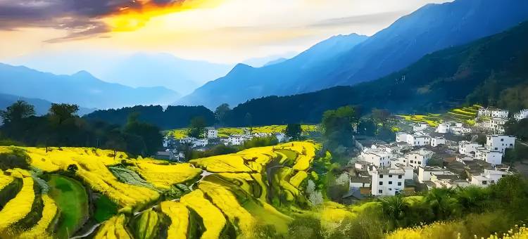 溪渡·180°环山观景民宿(晒秋观景台篁岭景区店)图片