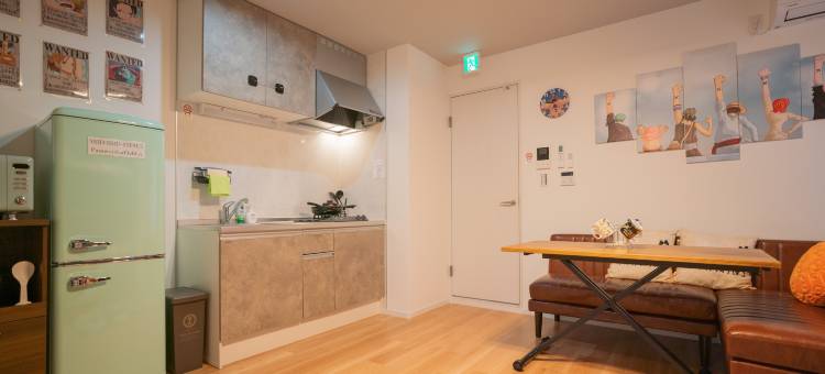 フォルモント寺田町204 - 海贼王主题公寓，寺田町站步行8分(Baden² MINPAKU STYLE～ART～TERADACHO - One Piece themed apartment, 8 mins to Teradacho Station)图片
