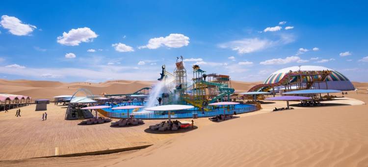 响沙湾悦沙岛帐篷营地图片