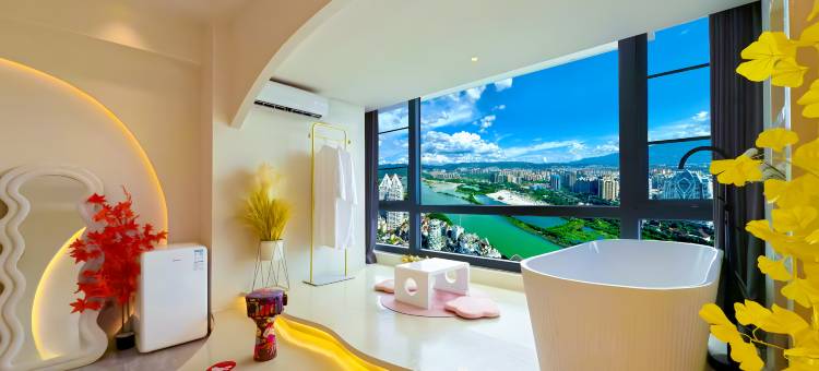 西双版纳景洪黎明·杉月观景美宿(告庄星光夜市店)图片