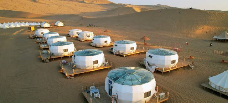 敦煌去野e族沙漠露营星空民宿(鸣沙山月牙泉景区店)图片