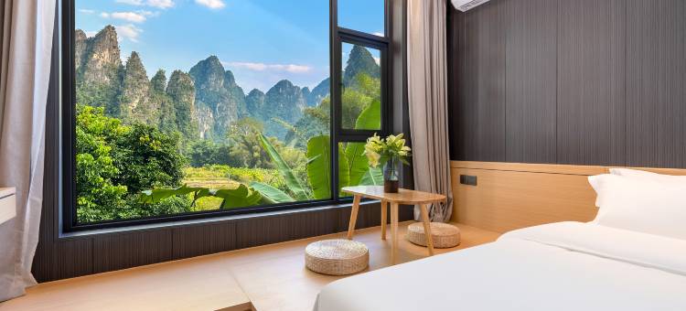 德天华悦山水画廊山景庭院旅拍酒店(德天瀑布店)图片