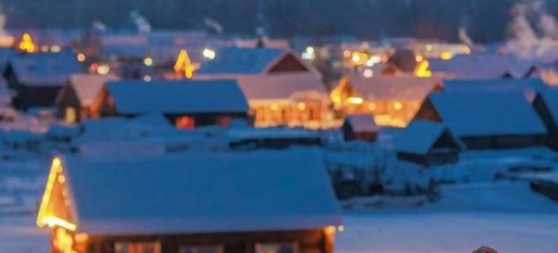 山屿林溪·白桦林雪山观景中古美学咖啡度假民宿(禾木老村店)图片