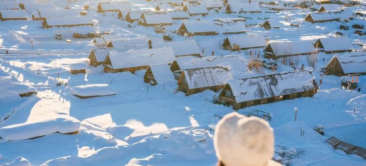 禾木双穗禾·360°环山Slowly·原木风私享美宿(落日篝火晚会店)图片