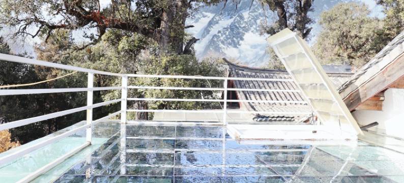 树洞里Sky Mirror star星空雪山之镜|多肉花园(丽江古城大水车店)图片