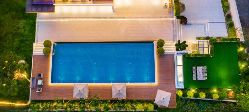 云溪泊岸·星空泳池溪畔轰趴·独栋Villa设计师民宿图片