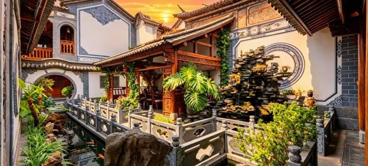 喜舍·设计师中式庭院花园民宿(巍山古城星拱楼店)图片