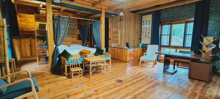 九宫山竹林下民宿图片