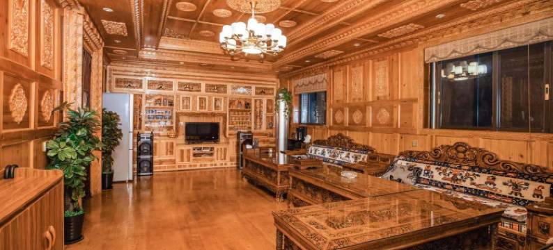 黑水冰彩藏寨图片