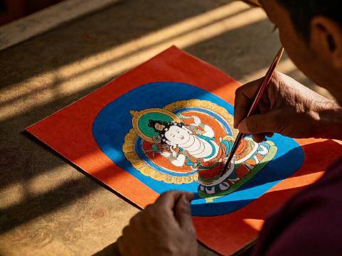 逸馨·月下尘世HYGGE|空间艺术酒店(独克宗古城大佛寺转经筒店)图片