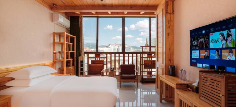 花筑·茶墅Boutique Designer美宿(澜沧新街音乐喷泉广场店)图片