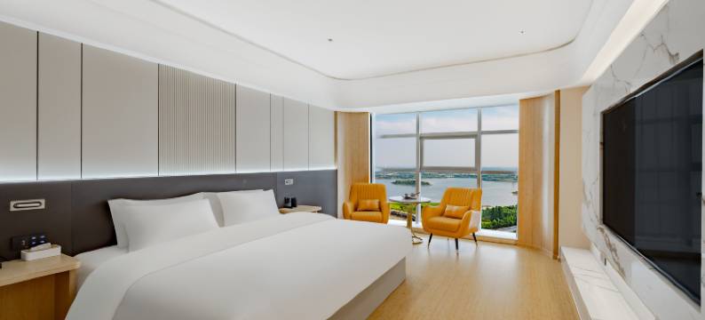 宣城半·岛｜peninsula高空夜景轻奢酒店(宛陵湖景区万达广场店)图片