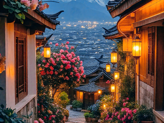喜欢里沉浸绿氧静享自然花园雅居holiday village(丽江古城店)