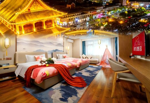 武威时栖酒店（鸠摩罗什寺景区店）外景图