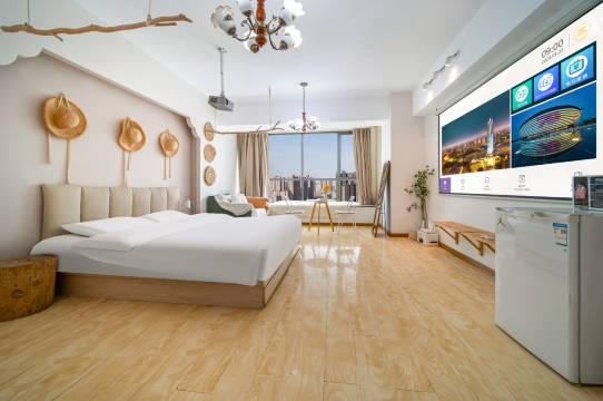 乐居轻奢观影民宿(郑州二七广场大卫城店)