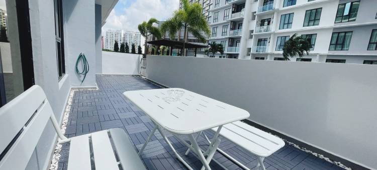 PLATINO服务式公寓家庭套房,大露台。(PLATINO SERVICE APARTMENT, 2BR Family Suite, Next to Paradigm mall JB with Big Patio & Pool Access)图片