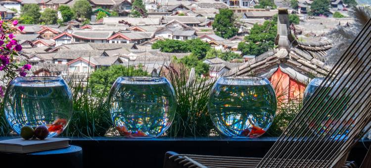 丽江古城听花堂·360度观古城度假酒店(大水车店)图片