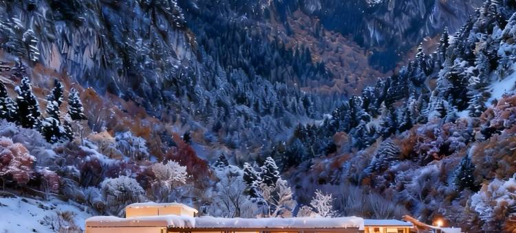 九寨沟•暮山图片