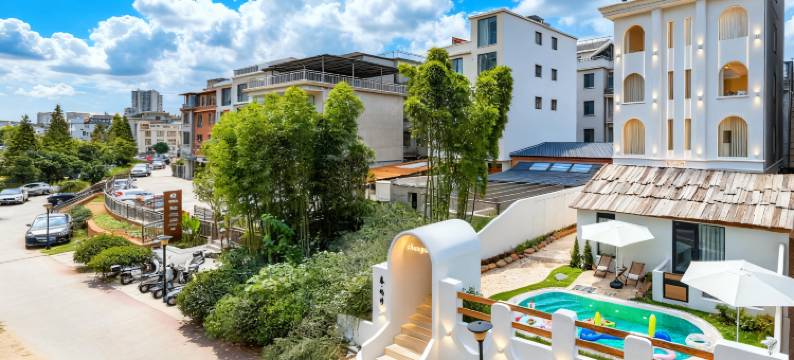 春屿竹丨高空夜景180°法式亲子House庭院(陶溪川文创街店)图片