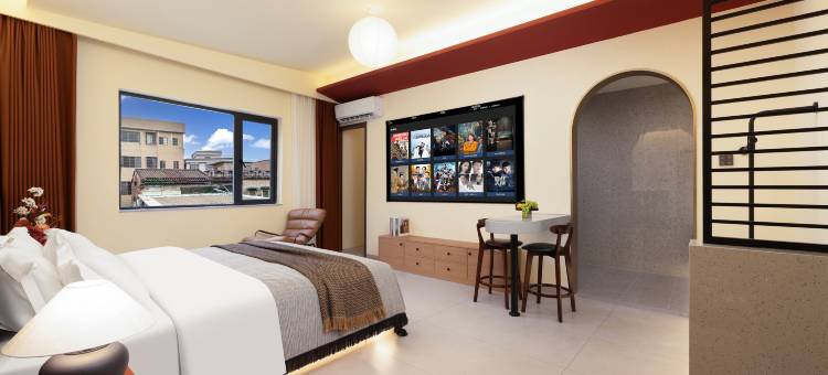 花筑雁舍|Flick·LotusCrane 智能艺术美宿(佛山顺德清晖园店)图片