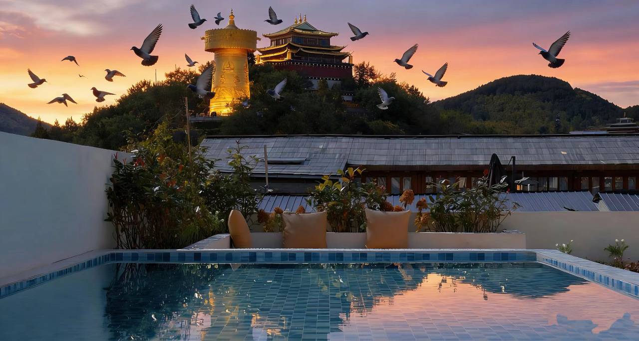 香缇娅·左岸法式设计师民宿(独克宗古城大佛寺转经筒店)图片