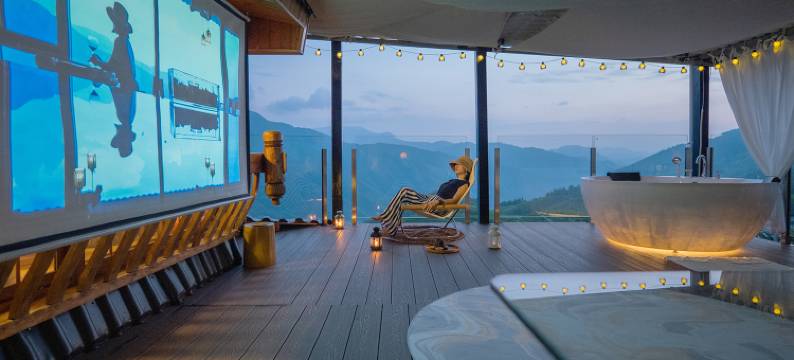 龙脊梯田一兮意宿图片