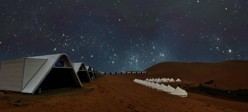 中卫沙漠空间站图片