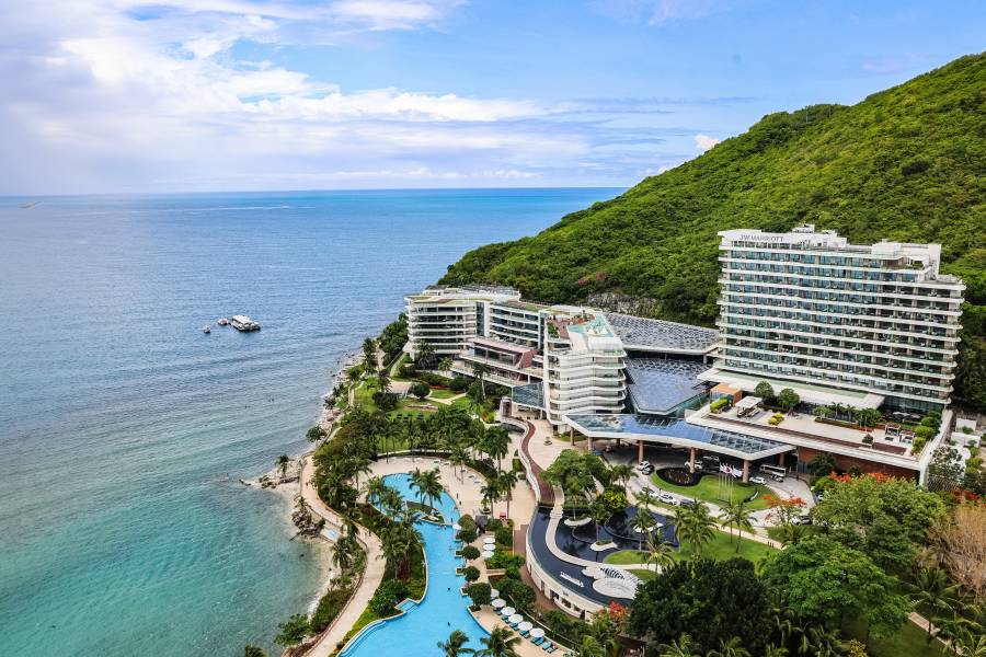 三亞綠髮山海天JW萬豪酒店