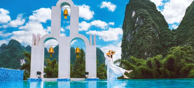 阳朔烟雨蓝湾观景度假酒店(阳朔高铁站20元人民币景区店)图片